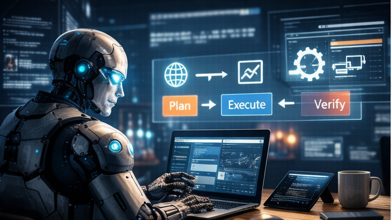 Agent IA : planifier, agir, vérifier